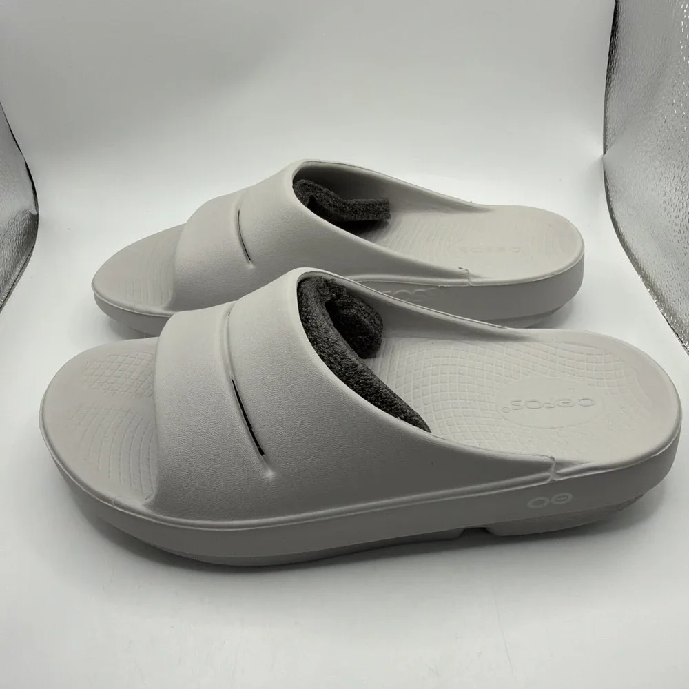 OOFOS OOAHH Nomad Moonstone Sandals EU 41 M8 W10 Recovery Comfort Shoes Unisex
